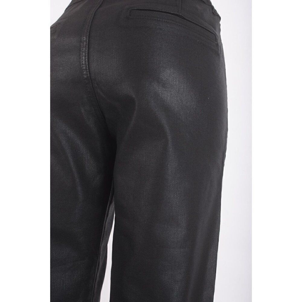 Hudson Jeans Womens Tracker Pants XS Black Coated Elastic Waist linen lyocell - Picture 5 of 7